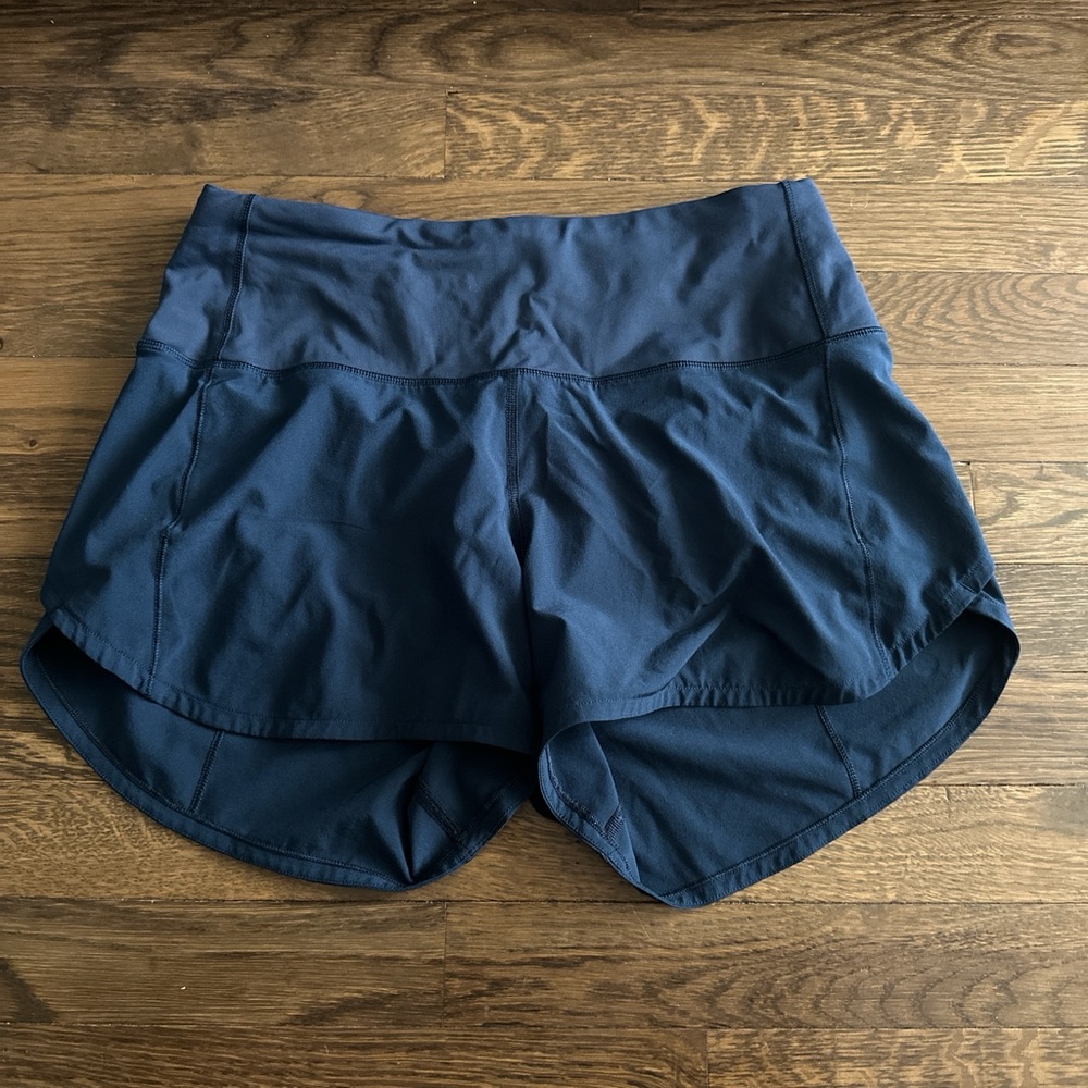Lululemon Navy Blue Athletic Shorts for Performance